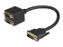 DVISPL1DD - StarTech.com 1 ft DVI-D to 2x DVI-D Digital Video Splitter Cable - Right-angle