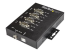 ICUSB234854I - StarTech.com 4 Port Serial Hub USB to RS232/RS485/RS422 Adapter, Industrial USB 2.0 to DB9 Serial Converter Hub, IP30 Rated, Din Rail Mountable Metal Serial Hub, 15kV ESD Protection - Right-angle