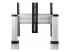 1110C-MOBILE-TV-CART - StarTech.com Rolling TV Cart/Stand On Wheels, Up to 100inch/220lb Screens - Close up