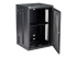 RK1820WALHM - StarTech.com 18U 19" Wall Mount Network Cabinet, 16" Deep Hinged Locking IT Network Switch Depth Enclosure, Assembled Vented Computer Equipment Data Rack with Shelf & Flexible Side Panels - Left-angle
