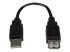 USBEXTAA6IN - StarTech.com 6in USB 2.0 Extension Adapter Cable A to A - Front