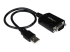 ICUSB232PRO - StarTech.com 1 ft USB to RS232 Serial DB9 Adapter Cable with COM Retention - Right-angle