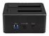 SDOCK2U33V - StarTech.com Dual-Bay USB 3.0 to SATA Hard Drive Docking Station, USB Hard Drive Dock, External 2.53.5 SATA IIIIII, SSDHDD Docking Station, Hot-Swap Hard Drive Bays - Front