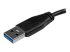USB3AUB50CMS - StarTech.com 0.5m 20in Slim USB 3.0 A to Micro B Cable M/M - Close up