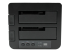 SDOCK2U33RE - StarTech.com Dual Bay Hard Drive Duplicator, Standalone USB 3.0 (5 Gbps) eSATA to 2.53.5 SATA III HDDSSD ClonerCopier, Hard Drive Docking Station - Top