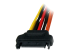 PYO2LSATA - StarTech.com 6in Latching SATA Power Y Splitter Cable Adapter - Close up
