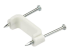 CBMDNMCC2 - StarTech.com 100 Pack Cable Clips with Nails, Two Steel Nails, Reusable Nail-in Clamps, Brick/Drywall Cable Fasteners, Ethernet Cord/AV/Coax Cable, PE Plastic Mounting Cable Tacks, White - Bottom