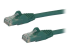 N6PATCH100GN - StarTech.com 100ft CAT6 Cable, 10 Gigabit Snagless RJ45 650MHz 100W PoE Cat 6 Patch Cord, 10GbE UTP CAT6 Network Cable, Green CAT6 Ethernet Cable, Fluke Tested/Wiring is UL Certified/TIA - Right-angle
