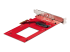 PEX4SFF8639U3 - StarTech.com U.3 to PCIe Adapter Card, PCIe 4.0 x4 Adapter For 2.5" U.3 NVMe SSDs, SFF-TA-1001 PCI Express Add-in Card for Desktops/Servers, TAA Compliant - Back
