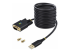1P10FFC-USB-SERIAL - StarTech.com 10ft (3m) USB to Serial Adapter Cable, Interchangeable DB9 Screws/Nuts, COM Retention, USB-A to DB9 RS232, FTDI IC, Level-4 ESD Protection, Windows/macOS/ChromeOS/Linux - Right-angle