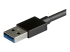 HB30A4AIB - StarTech.com 4 Port USB 3.0 Hub, USB-A to 4x USB 3.0 Type-A with Individual On/Off Port Switches, SuperSpeed 5Gbps USB 3.1/USB 3.2 Gen 1, USB Bus Powered, Portable, 9.8" Attached Cable - Close up