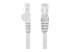 N6PATCH100WH - StarTech.com 100ft CAT6 Ethernet Cable, 10 Gigabit Snagless RJ45 650MHz 100W PoE Patch Cord, CAT 6 10GbE UTP Network Cable w/Strain Relief, White, Fluke Tested/Wiring is UL Certified/TIA - Front