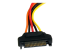 SATAPOWEXT12 - StarTech.com 12in 15 pin SATA Power Extension Cable - Close up