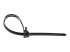 CBMZTRB10BK - StarTech.com 10"(25cm) Reusable Cable Ties, 1/4"(7mm) wide, 2-1/2"(65mm) Bundle Dia. 50lb(22kg) Tensile Strength, Releasable Nylon Ties, Indoor/Outdoor, 94V-2/UL Listed, 100 Pack, Black - Top