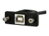 USBPNLBFBM3 - StarTech.com 3 ft Panel Mount USB Cable B to B - Close up
