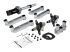 ARMDUALPS - StarTech.com Desk Mount Dual Monitor Arm, Premium Articulating Monitor Arm, up to 27" VESA Mount Displays, Height Adjustable Monitor Mount, Rotating/Swivel/Tilt, Desk Clamp/Grommet, Silver - Right-angle