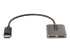 MST14DP122DP - StarTech.com 2-Port DisplayPort MST Hub, Dual 4K 60Hz, DP to 2x DisplayPort Monitor Adapter, DP 1.4 Multi-Monitor Video Adapter w/ 1ft Built-in Cable, USB Powered, Windows Only - Right-angle