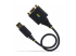1P1FFCN-USB-SERIAL - StarTech.com 1ft/30cm USB to Null Modem Serial Adapter Cable, FTDI, RS232 - Front