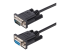 9FMNM-3M-RS232-CABLE - StarTech.com 3m RS232 Serial Null Modem Cable, Crossover Serial Cable w/Al-Mylar Shielding, DB9 Serial COM Port Cable Female to Male, Compatible w/DTE Devices - Right-angle