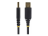 1P3FFCNB-USB-SERIAL - StarTech.com 3ft (1m) USB to Null Modem Serial Adapter Cable, Interchangeable DB9 Screws/Nuts, COM Retention, USB-A to RS232, FTDI, Level-4 ESD Protection, Windows/macOS/ChromeOS/Linux - Close up