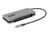 HB31CM1A3CB - StarTech.com 4-Port USB-C Hub, 1x USB-A and 3x USB-C Ports, USB 3.1 10Gbps, Bus Powered, USB Type C Hub with 9.8in (25cm) Wrap-Around Cable, Portable USB-C to USB-A Hub - Back