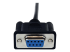 SCNM9FM2MBK - StarTech.com 2m Black DB9 RS232 Serial Null Modem Cable F/M - Close up