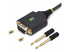 1P3FFCNB-USB-SERIAL - StarTech.com 3ft (1m) USB to Null Modem Serial Adapter Cable, Interchangeable DB9 Screws/Nuts, COM Retention, USB-A to RS232, FTDI, Level-4 ESD Protection, Windows/macOS/ChromeOS/Linux - Close up