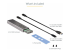 M2-USB-C-NVME-SATA - StarTech.com USB-C 10Gbps to M.2 NVMe or M.2 SATA SSD Enclosure, Tool-free M.2 PCIe/SATA NGFF SSD Enclosure, Portable Aluminum Case, USB Type-C & USB-A Host Cables, For 2230/2242/2260/2280 - Right-angle