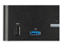 SV231QDPU34K - StarTech.com 2 Port Quad Monitor DisplayPort KVM Switch, 4K 60Hz UHD HDR, Desktop 4K DP 1.2 KVM with 2 Port USB 3.0 Hub (5Gbps) & 4x USB 2.0 HID Ports, Audio, Hotkey Switching, TAA - Close up